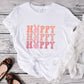 Smiley Hoppy Hoppy Hoppy Easter Day Unisex Crewneck T-Shirt Sweatshirt Hoodie