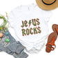 Jesus Rocks Easter Day Unisex Crewneck T-Shirt Sweatshirt Hoodie