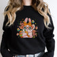 Easter Floral Bunny Easter Day Unisex Crewneck T-Shirt Sweatshirt Hoodie