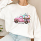 Hello Spring Truck Easter Day Unisex Crewneck T-Shirt Sweatshirt Hoodie