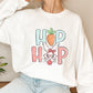 Hip Hop Carrot Rabbit Easter Day Unisex Crewneck T-Shirt Sweatshirt Hoodie