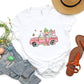 Bunny Truck Easter Day Unisex Crewneck T-Shirt Sweatshirt Hoodie