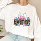 Easter Bunny Ears Easter Day Unisex Crewneck T-Shirt Sweatshirt Hoodie