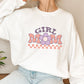 Girl Mom Mother's Day Unisex Crewneck T-Shirt Sweatshirt Hoodie