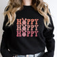 Smiley Hoppy Hoppy Hoppy Easter Day Unisex Crewneck T-Shirt Sweatshirt Hoodie