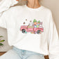 Bunny Truck Easter Day Unisex Crewneck T-Shirt Sweatshirt Hoodie