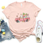 Bunny Truck Easter Day Unisex Crewneck T-Shirt Sweatshirt Hoodie