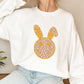 Orange Bunny Ears Smiley Easter Day Unisex Crewneck T-Shirt Sweatshirt Hoodie