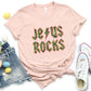 Jesus Rocks Easter Day Unisex Crewneck T-Shirt Sweatshirt Hoodie