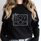 Boy Mom Mother Mother's Day Unisex Crewneck T-Shirt Sweatshirt Hoodie