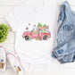 Bunny Truck Easter Day Unisex Crewneck T-Shirt Sweatshirt Hoodie