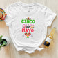 Cute Mexican Maracas Cinco De Mayo Unisex Crewneck T-Shirt Sweatshirt Hoodie