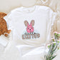 Hello Easter Pink Bunny Easter Day Unisex Crewneck T-Shirt Sweatshirt Hoodie