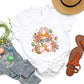 Easter Floral Bunny Easter Day Unisex Crewneck T-Shirt Sweatshirt Hoodie