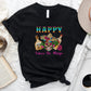 Happy Mexican Skull Cinco De Mayo Unisex Crewneck T-Shirt Sweatshirt Hoodie