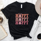 Smiley Hoppy Hoppy Hoppy Easter Day Unisex Crewneck T-Shirt Sweatshirt Hoodie