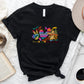 Peace Love Cinco De Mayo Unisex Crewneck T-Shirt Sweatshirt Hoodie