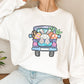 Bunny Truck Easter Day Unisex Crewneck T-Shirt Sweatshirt Hoodie