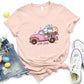 Hello Spring Truck Easter Day Unisex Crewneck T-Shirt Sweatshirt Hoodie