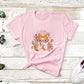 Easter Floral Bunny Easter Day Unisex Crewneck T-Shirt Sweatshirt Hoodie