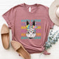 Rainbow Easter Bunny Easter Day Unisex Crewneck T-Shirt Sweatshirt Hoodie