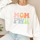 Mom Pwr Mother Mother's Day Unisex Crewneck T-Shirt Sweatshirt Hoodie