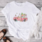 Bunny Truck Easter Day Unisex Crewneck T-Shirt Sweatshirt Hoodie