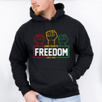 Juneteenth Freedom Since 1865 Black History Juneteenth Unisex Crewneck T-Shirt Sweatshirt Hoodie