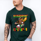 Steppin' Into Juneteenth - Juneteenth Unisex Crewneck T-Shirt Sweatshirt Hoodie