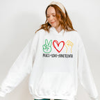 Peace Love Juneteenth - Juneteenth Unisex Crewneck T-Shirt Sweatshirt Hoodie