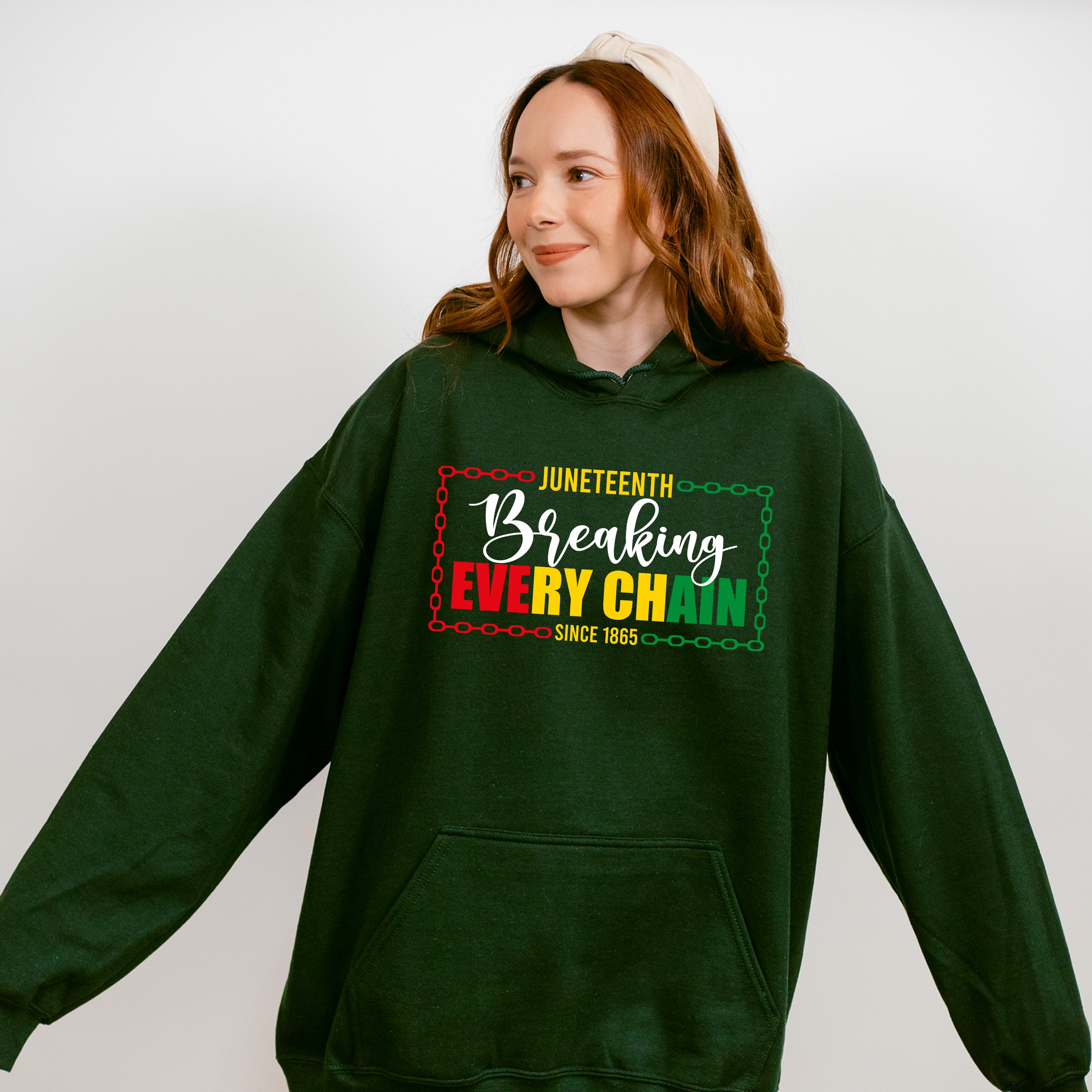 Breaking Every Chain - Juneteenth Unisex Crewneck T-Shirt Sweatshirt Hoodie