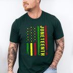 Juneteenth USA Flag - Juneteenth Unisex Crewneck T-Shirt Sweatshirt Hoodie