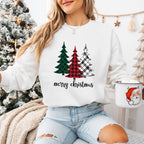 Merry Christmas Tree - Christmas Unisex Crewneck T-Shirt Sweatshirt Hoodie