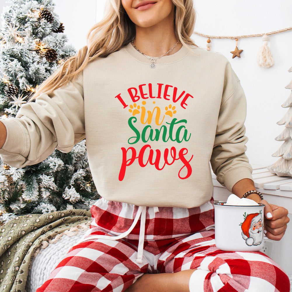 I Believe In Santa Parus Design - Christmas Unisex Crewneck T-Shirt Sweatshirt Hoodie