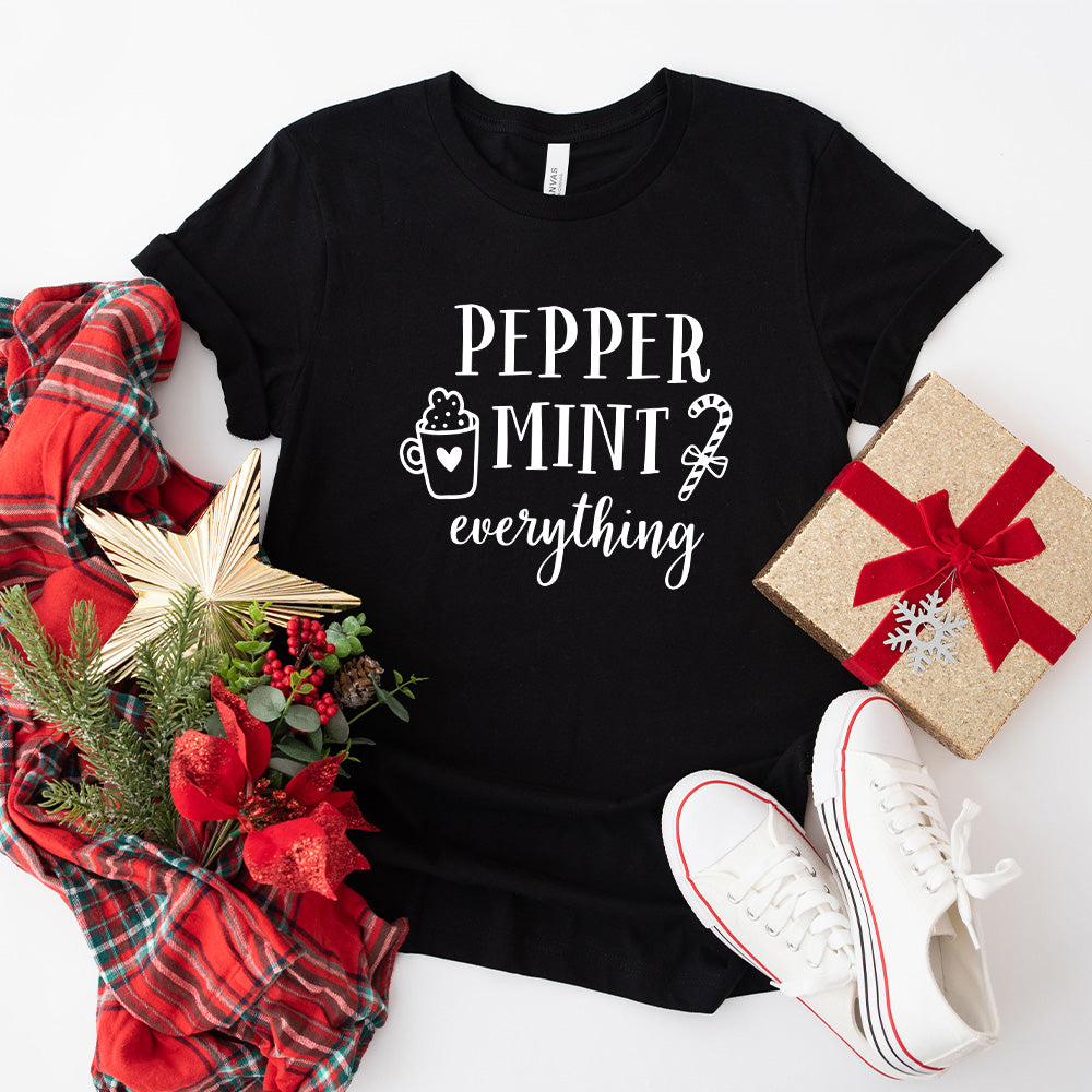 Pepper Mint Everything  Design - Christmas Unisex Crewneck T-Shirt Sweatshirt Hoodie