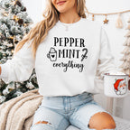 Pepper Mint Everything  Design - Christmas Unisex Crewneck T-Shirt Sweatshirt Hoodie