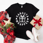 Gangsta Wrapper Design - Christmas Unisex Crewneck T-Shirt Sweatshirt Hoodie
