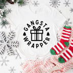Gangsta Wrapper Design - Christmas Unisex Crewneck T-Shirt Sweatshirt Hoodie