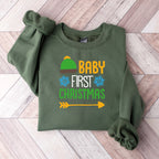 Baby First Christmas Design - Christmas Unisex Crewneck T-Shirt Sweatshirt Hoodie
