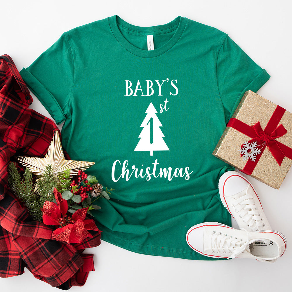 Baby's 1st Christmas Design - Christmas Unisex Crewneck T-Shirt Sweatshirt Hoodie