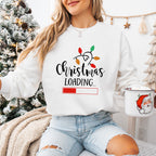 Christmas Loading Lights Design - Christmas Unisex Crewneck T-Shirt Sweatshirt Hoodie