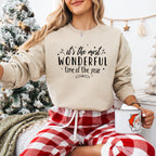 It's The Most Wonderful Time Of The Year Design - Christmas Unisex Crewneck T-Shirt Sweatshirt Hoodie
