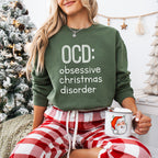 OCD: Obsessive Christmas Disorder Design - Christmas Unisex Crewneck T-Shirt Sweatshirt Hoodie