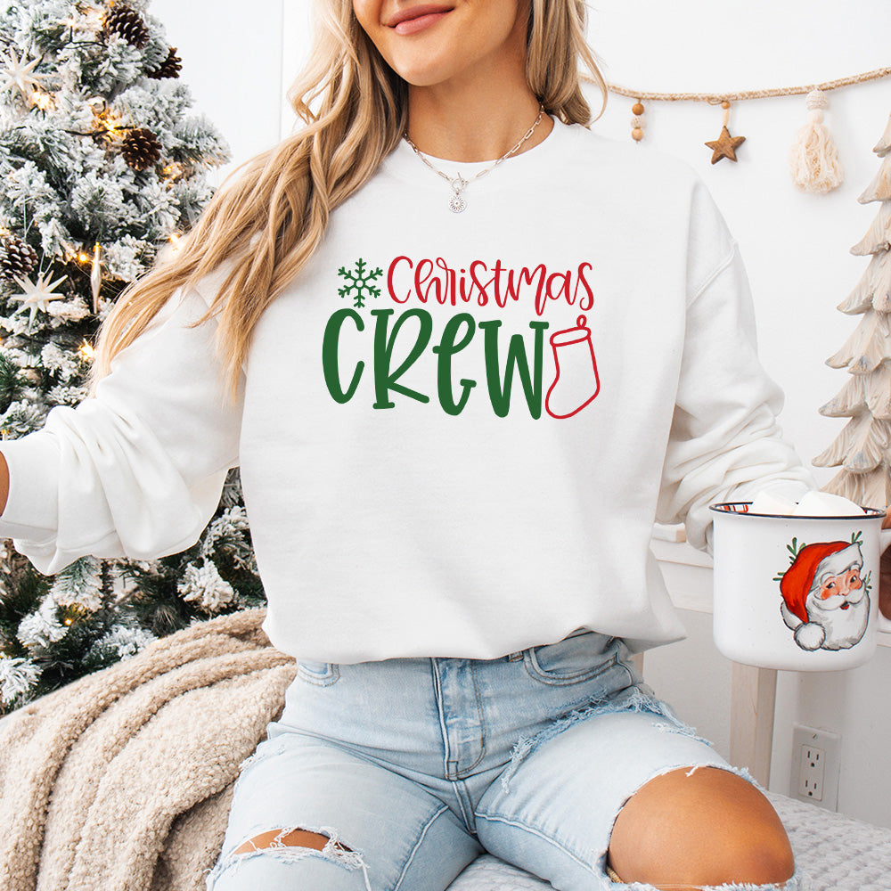 Christmas Crew Socks Design - Christmas Unisex Crewneck T-Shirt Sweatshirt Hoodie