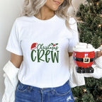 Christmas Crew Santa Hat Design - Christmas Unisex Crewneck T-Shirt Sweatshirt Hoodie