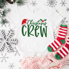 Christmas Crew Santa Hat Design - Christmas Unisex Crewneck T-Shirt Sweatshirt Hoodie