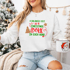 A Balanced Diet is a Christmas Cookie In Each Hand - Christmas Unisex Crewneck T-Shirt Sweatshirt Hoodie