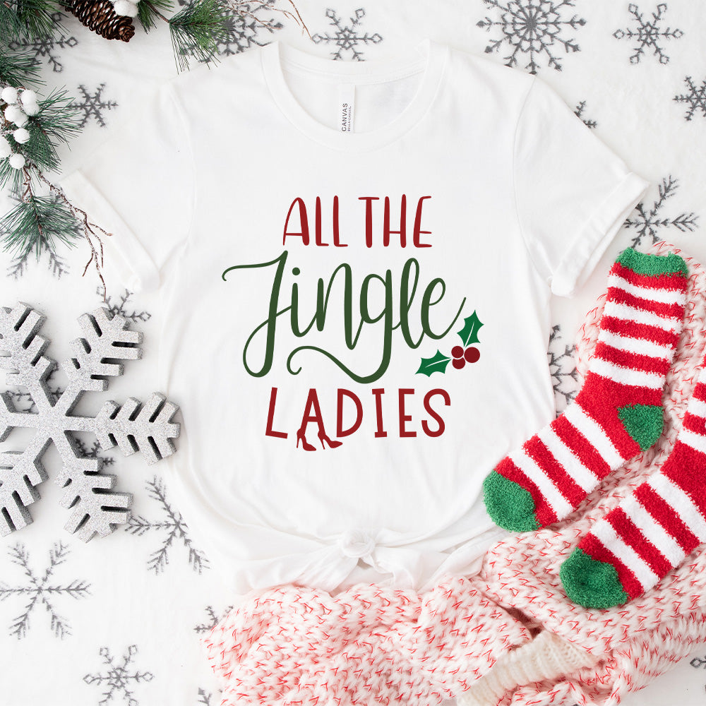 All The Jingle Ladies - Christmas Unisex Crewneck T-Shirt Sweatshirt Hoodie
