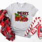 Merry Christmas Tree Truck - Christmas Unisex Crewneck T-Shirt Sweatshirt Hoodie