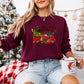 Merry Christmas Tree Truck - Christmas Unisex Crewneck T-Shirt Sweatshirt Hoodie